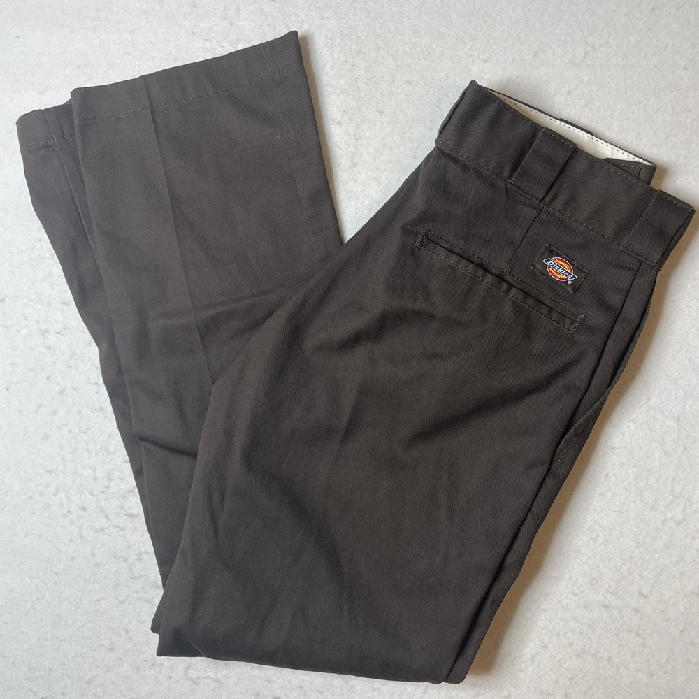 Dickies 874 Original Fit Work Pants Brown Size‎ 30x30 Men's Straight Leg
